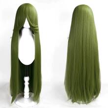 Karida 60cm/24inch Extra Long Straight Synthetic Hair Wig With Bangs, Colorful, Suitable For Daily Use, Cosplay, Halloween, Christmas, St. Patrick's Day And Other Costume Parties - Multicolor - View 170