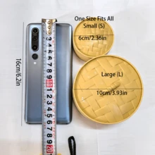 1pc Cute Squeeze Toy (Small Bun/6cm) / (Large Bun/10cm) Stress Relief Squishy Toy, Prank Gag Gift, Decorative Item, Squeeze Toy - Simulation Decompression Toys - View 4