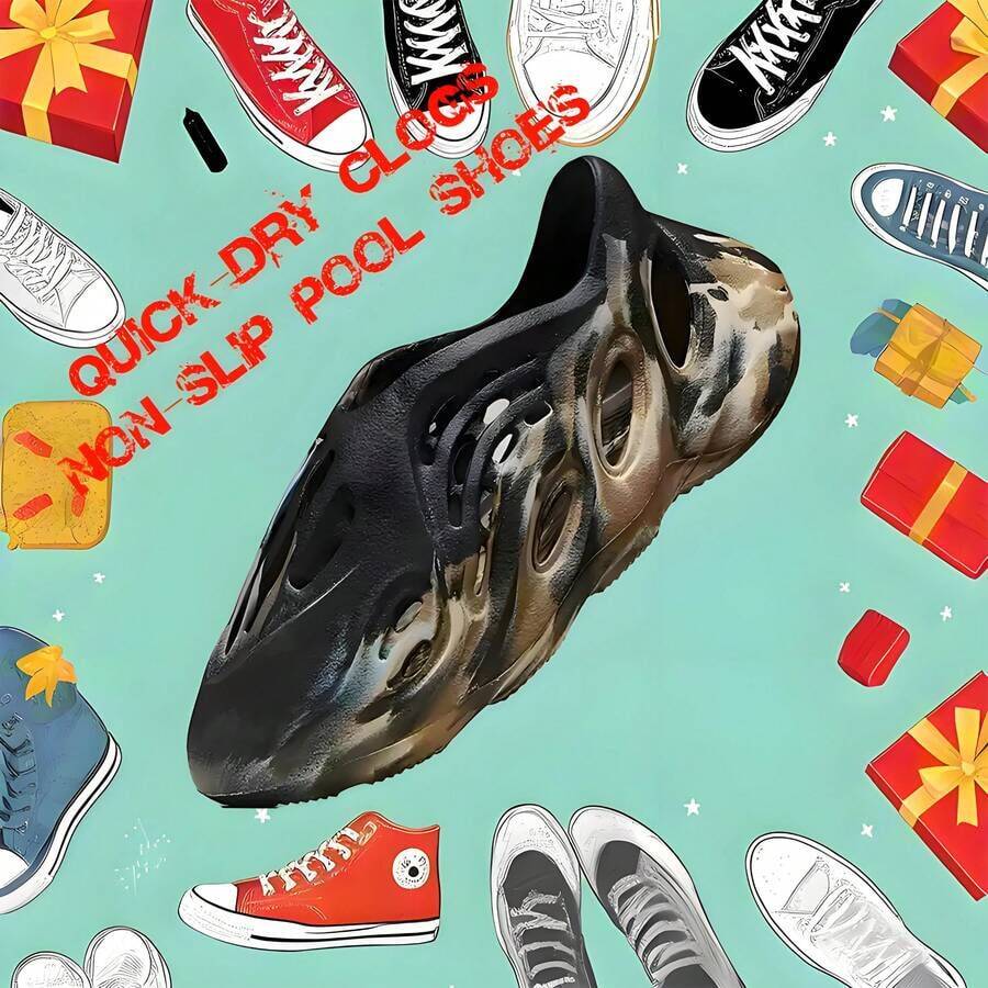 Men Clogs - Version camouflage noir - Voir 1