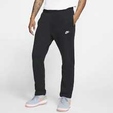 Nike Sportswear AS M NSW Club 保暖內裡保暖透氣訓練長款針織運動長褲 男款 黑色 - 黑色 - 查看 4