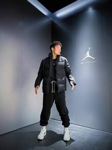 Nike Dri-Fit FW24 AS M NK DF SI PANT 休閒簡約百搭速乾針織運動褲 男款 黑色 - 黑色 - 查看 7