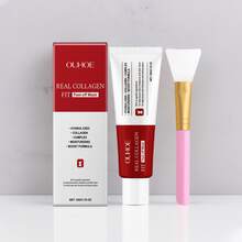 OUHOE Real Collagen Fit, Mascarilla Facial de Colágeno Hidrolizado, Mascarilla Peel Off para Elasticidad, Hidratación, Luminosidad, Piel de Cristal, Hidratante Facial, Cuidado Personal, Cuidado de la Piel Coreano - Collagen - Ver 9