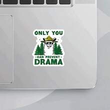 3Inch "Only You Can Prevent Drama" Vinyl Sticker. Encouragement Text Humor Rainbow Fun And Inspirational Sticker. For Employees, Managers, And Colleagues | Perfect Cubicle Decor, Gag Gift For Work, Or Motivational Reminder | Waterproof And Durable Vinyl ,It Can Be Used On Laptops, Water Bottles, Mobile Phones, Suitcases, Car Windows, Etc.You Can Also Stick Them Where You Want! - 1pc - View 7