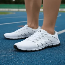 Men's Olimp Gym Running Crossfit High Performance Tennis Shoes - Super Discount - trắng - Xem 2