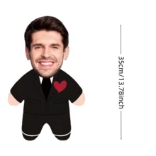 1pc Customized Photo Throw Pillow, Personalized Cushion, Can Customize Interesting Patterns, Double-Sided 3D Pillow, Suitable As Gift For Parents/Family/Her/Him/Girlfriend/Boyfriend, Couples Birthday Gift - Suit - View 16