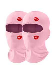 1/2 szt. unisexowa czapka kominiarka, maska przeciwsłoneczna na twarz, komin, odpowiednia do aktywności na świeżym powietrzu, jazdy na rowerze, pieszych wędrówek - Wielokolorowe - Zobacz 8