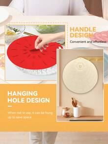 Silicone Food Storage Lid, Anti-Spill And Leakproof, Heat-Resistant And Easy-To-Clean Silicone Pot Lid, Silicone Sealing Cover - Multicolor - View 7