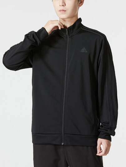 Adidas Nike Dri-Fit Casual Comfort Solid Color Jacket For Men