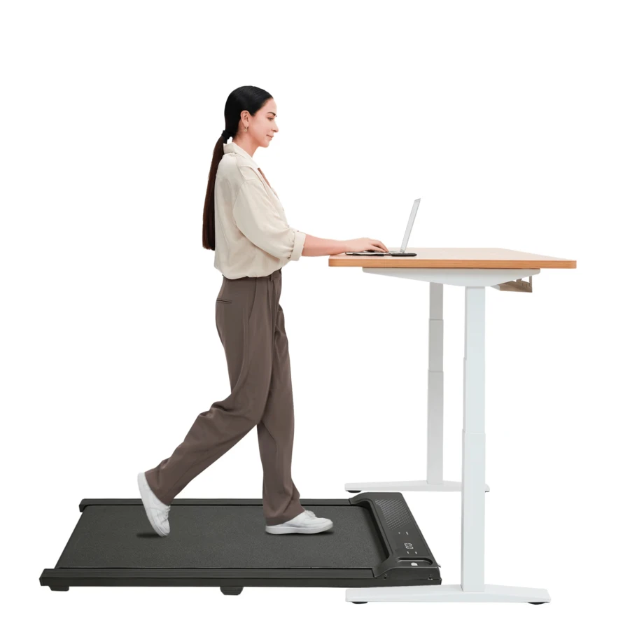 Under Desk Treadmill With Incline,Walking Pad For Home/Office,Portable Walking Treadmill 1.0HP,Walking Jogging Machine With 242 Lbs Weight Capacity,LED Display,1.0-6.0km/H - Xem 1