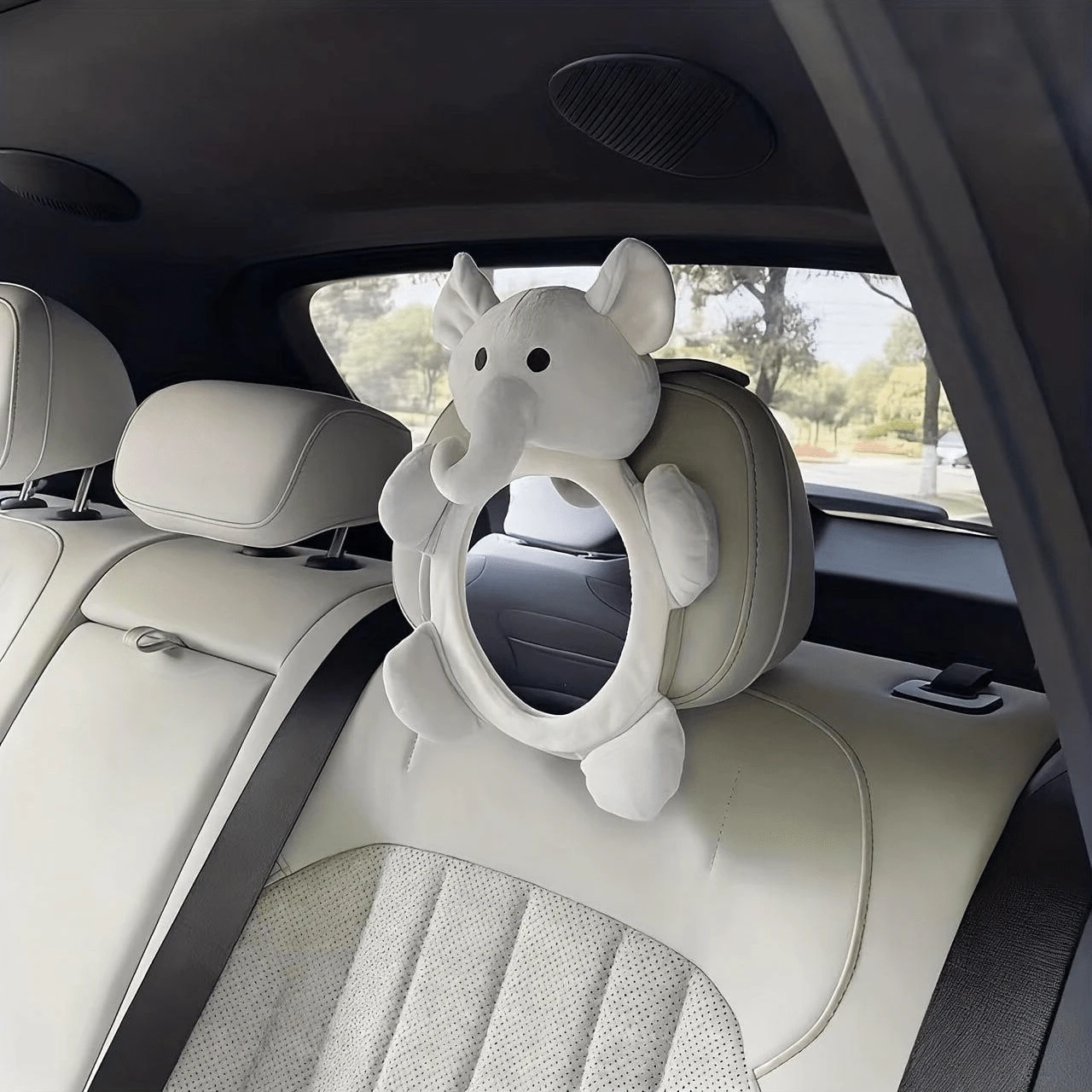 Baby Cloth Book With Convex Mirror, Vision Training Toy With Mirror For Stroller, Crib Hanging - Multicolor - View 1