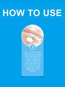 Jue Fish;5G*12pieces;Socks Cleaning Effervescent Tablets Gently Clean Stubborn Stains,Ocks Cleaning Tablets, Clean And Fragrant White Socks Cleaning Tablets - Solid State - View 7