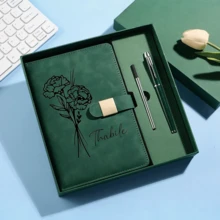 Custom High-End Notebook And Pen Gift Set, Custom Elegant Writing Set, Custom Personalized Notebook And Pen, Custom Notebook Gift, Custom Stylish Stationery Set, Custom Elegant Notebook, Custom Hardcover Notebook - The Ideal Gift For Students And Professionals, Class Of 2026 Graduation Gift - Fastener Book - View 4