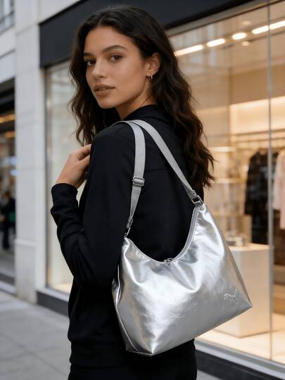  PUMA CAT 休闲流浪包，日常、旅行、户外运动休闲单肩包，092377-01