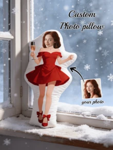 Customized Pet Head Pillow - Double-Sided Printed, Hand Washable, Modern Casual Style, Zipper Closure, Polypropylene Filling, Polyester Cover, Digital Printing, Decorative Multi-Purpose Cushion Christmas Gift - Rabbit - View 11