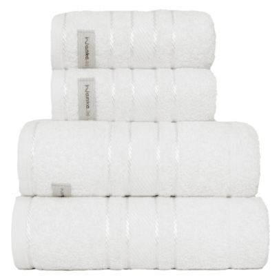 Kit 4 Peças Toalha de Banho Banhão Gigante e Rosto Grossa e Macia | 100% Algodão 75cmx150cm