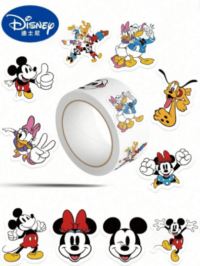 500PCS/Roll Cartoon Stickers - Aesthetic Waterproof Stickers For Journaling, Phone Cases, Skateboards - Gift For Teens