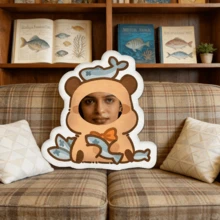 Customizable Cat Photo Pillow DIY Pet Memorial Gift 3D Animal Image Pillow Personalized Lost Dog Gift Dog Photo Cushion Christmas Gift - Kapibala - View 5