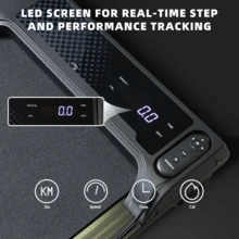 Under Desk Treadmill With Incline,Walking Pad For Home/Office,Portable Walking Treadmill 1.0HP,Walking Jogging Machine With 242 Lbs Weight Capacity,LED Display,1.0-6.0km/H - Xem 8