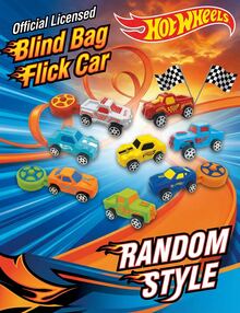 1个Hot Wheels官方授权盲盒装随机款式桌面收藏减压趣味礼物口袋大小收藏品，适合桌面和旅行娱乐 - 藍色 - 查看 2