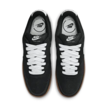 Nike Court Vision 舒適貼合 低筒 板鞋 男女同款 黑白 IO7727-001 - 黑色 - 查看 2