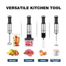 OCTAVO 800W High Power Electric Immersion Hand Blender, Stainless Steel, 12-Speed Control Single Hand Kitchen Mixer, Blender, Chopper, Ice Crusher, Detachable Beater, Easy To Clean. Suitable For Purees, Smoothies, Vegetables, Eggs,Valentine's Day And Mother's Day Gifts. - Xem 5