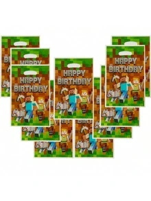 Game Peripheral Party Gift Bag, Children's Birthday Gift Candy Tote Bag, Perfect For Birthday Party Gift Bags - Multicolor - View 3