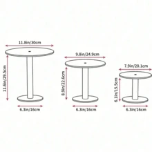 Removable Transparent Acrylic Cake Stand, Wedding Celebration Birthday Cake Display Rack - Transparent - View 12