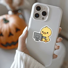 50张趣味六/七贴纸套装，美观的剪贴簿贴纸，表情贴纸礼品，卡通涂鸦贴纸，防水乙烯基贴纸，散装，适用于水瓶、滑板、行李箱、笔记本电脑、保险杠、派对用品 - 50件 - 查看 8