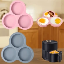 1/2pcs Reusable Non-Stick Silicone Baking Mold - Microwave & Oven , Flexible Triangle Design For Tarts, Burgers, Pancakes - Easy Clean Multifunctional Kitchen Tool, Unique Shaped Baking Mold - Multicolor - View 6