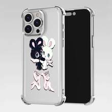 Smartphone Case / Angel Bunny And Pink Ribbon Case 12 Mini Smartphone Case Smartphone Case For 14 Plus/15 Plus/17 Pro Max/14 Pro Max/15 Pro/12 Pro/16 Pro/12 Pro Max/16 Pro Max/Pixel 8a 5G/14 Pro/17 Pro/15/ Pixel 10 Pro/Air/ Pixel 9A 5G/16e/16 Plus/13 Pro Max/16/15 Pro Max/ 13 Mini/17/ 13/12/ 13 Pro/14 - 銀色 - 查看 3