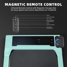Walking Pad Under Desk Treadmill,Portable Small Treadmills For Home And Office,Super Quiet Motorized Walking Jogging Running Machine With Remote Control - 美規A型插(110-127V) - 查看 7