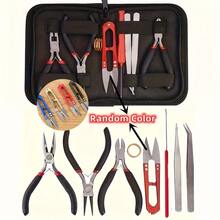 Yiwu Qiyou Accessories Co., LTD 一套/盒豪华珠宝制作入门套装，包含耳环、项链配件、DIY珠子、钳子工具套装，适合珠宝维修、创作和设计——适合成人、初学者和珠宝爱好者。 - 彩色 - 查看 12