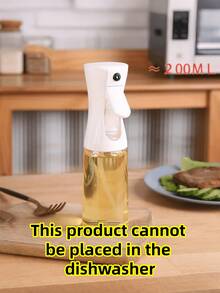 1个400毫升塑料二合一喷油瓶，多功能倾斜喷油器，带刻度，压力式防漏设计，硅胶密封圈防止油溅，适用于橄榄油、食用油、酱油、醋等，厨房烹饪、烘焙、烧烤必备工具，不可放入洗碗机清洗（冬季低温可能会影响喷油效果）。 - 彩色 - 查看 23