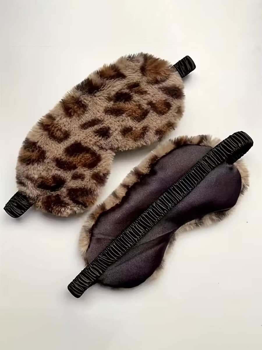 这款深棕色性感豹纹天鹅绒睡眠眼罩采用可调节弹力带和柔软透气的面料，非常适合小憩、瑜伽、旅行和轮班工作。这款男女皆宜的夜间眼罩是送给朋友、同事或家人的绝佳礼物，适合节日、生日、日常使用或新年等各种场合。 - 多色 - 查看 1