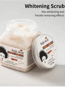 Multi-Flavor Body & Face Scrub, Exfoliates, Removes Keratosis Pilaris, Full Body Cleansing & Brightens Skin Tone, Micro-Particles Provide Deep Cleansing, Suitable For Daily Skincare/Spa Use - Rose - 查看 5