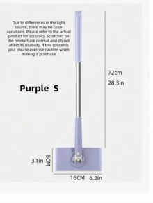 1pc Multi-Functional Household Face Towel Mop Clip, Easily Detachable Small Mop For Cleaning Bathroom, Shower Room, Walls, Glass, With Automatic Clamp - Multicolor - View 11