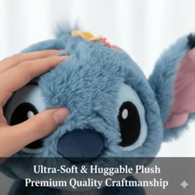 Disney Stitch Basic Sitting And Standing Plush Toy, 19cm/25cm High-Quality Plush Pillow, Soft And Comfortable Plush Toy, Cute Sofa Bed Decoration, Official Stitch Plush Toy - Cute Plush Toy, Bag Charm | Authentic Plush Toy, Playful Stitch Plush Toy - Perfect For Lilo & Stitch Themed Rooms Or Parties, Valentine'S Day Gift, Soft Plush Toy, Huggable Plush Toy, Cartoon Plush Toy Pillow, Photo Prop For Girls, Birthday And Valentine'S Day Gift For Children And Girlfriends, Suitable For Various Events - Multicolor - View 7