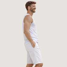 Men's Bermuda Jeans Twill Shorts Men's Jeans - White - View 7