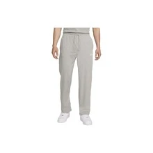 Celana Jogging Kasual Rajut Nike Sportswear Warna Polos dengan Tali Pengikat, Pria, Abu-abu - Grey - View 3