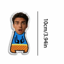 Customizable Cat Photo Pillow DIY Pet Memorial Gift 3D Animal Image Pillow Personalized Lost Dog Gift Dog Photo Cushion Christmas Gift - Blue Man - View 10