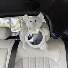 Baby Cloth Book With Convex Mirror, Vision Training Toy With Mirror For Stroller, Crib Hanging - Multicolor - View 4