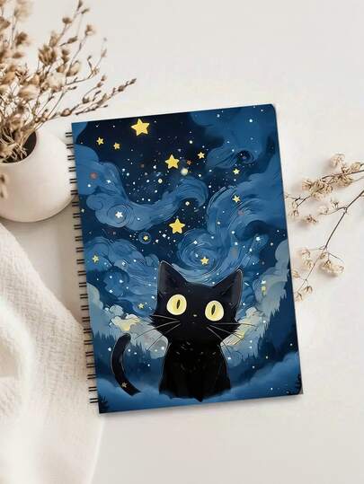 هذا الدفتر اللولبي المسلي له تصميم سماء نجمية غامضة مخفية من تحت، مما يجعله هدية رائعة للهواة. إنه خيار ممتاز للعمل والدراسة والمكتب والاستخدام المنزلي. 120 صفحة. موسم العودة إلى المدرسة.