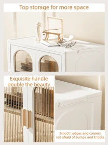 Folding Wardrobe Cabinet,Multi-Purpose Storage,Folds Flat For Storage,Closet Storage Bins With Dividers For Clothes, Plastic Storage Bin, Plastic Storage Bin With Clear Window & Lid, Clothing Organizer, Closet Organization For Drawer Organization, Stackable And Easy Install,Bedroom Storage Cupboard For Clothes,Short-Term Rental Ready,Apartment Saver,Dorm Room Essential - 彩色 - 查看 8