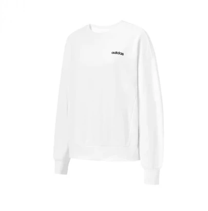 Adidas 女士休闲圆领长袖运动上衣