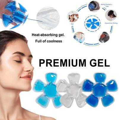 1 قطعة حزمة ثلج قابلة لإعادة الاستخدام للبرد/الحرارة، مصنوعة من مادة PVC متينة، توفر تبريدًا مريحًا لخوذات الدراجات والقبعات، ضرورية للأنشطة الخارجية خلال موسم العودة إلى المدرسة. 1 قطعة قبعة حزمة جيل ثلج قابلة لإعادة الاستخدام، تصميم بلاستيكي، يساعد على تخفيف الحرارة من الرياضة والأنشطة الخارجية وأشعة الشمص الصيفية.