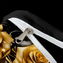 3-Piece/2-Piece Luxurious Yellow Roses  Digital Printed Duvet Cover (Not A Comforter, Without Filling) - Lightweight, Breathable And Comfortable Spring Bedding Set, Suitable For Hotel Bedroom Decor, Valentine's Day Gift. Twin, Full, Queen, King - 黃色玫瑰 - 查看 8