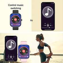 Smartwatch With Functions Including Call Answering, Message Alerts, Music Control, Remote Camera, Step Counter, Calorie Tracker, Multiple Sports Modes, Alarm, Incoming Call And Message Notifications, Compatible With Android And IOS Systems. - Multicolor - View 4