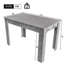 Dining Tables - Grey + Particle Board - View 7