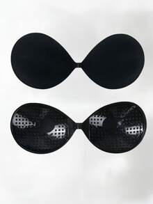 女士棕色/黑色无肩带聚拢文胸，前扣式，针织面料，可重复使用，自带粘性。 - 彩色 - 查看 22