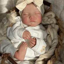Realistic Silicone Reborn Baby Doll - Can Be Bathed - On - Champagne - View 3